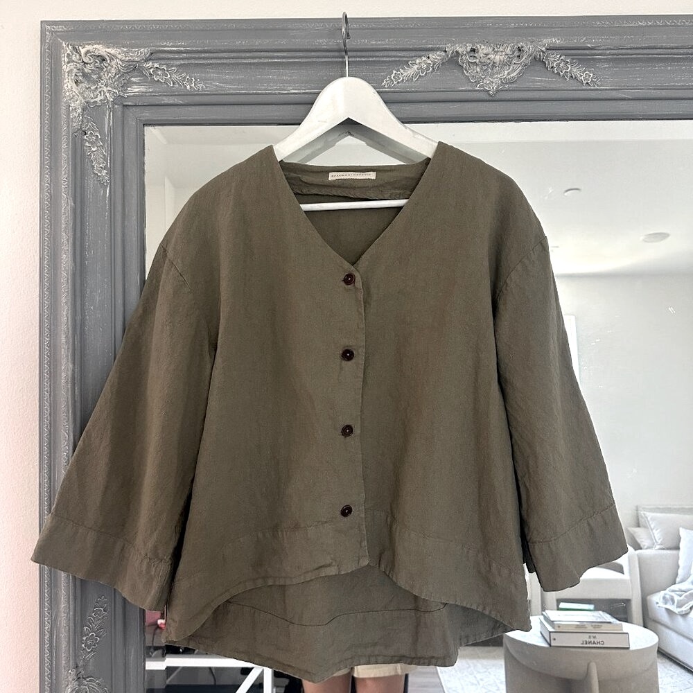 Beaumont Organic Linen Blend Jacket Cardigan like Not-Perfect-Linen